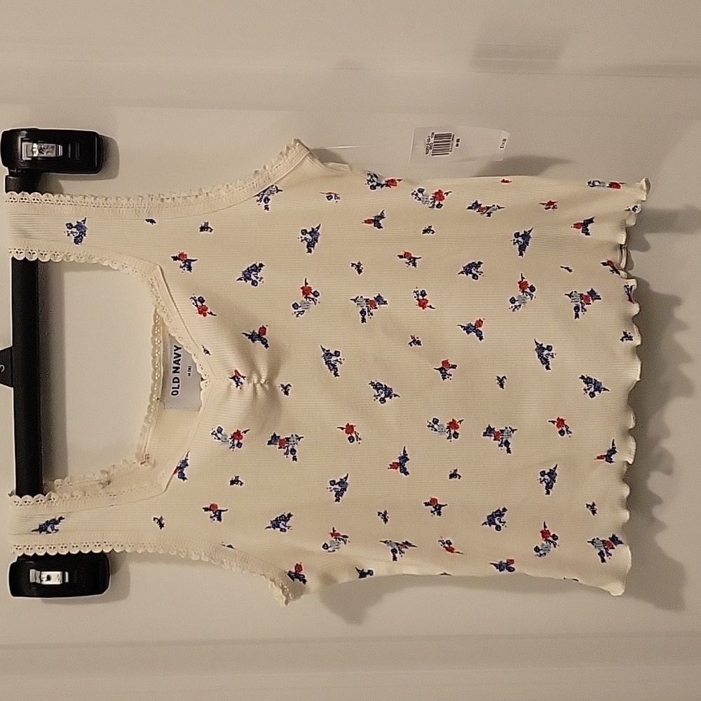 Girls Old Navy floral tank